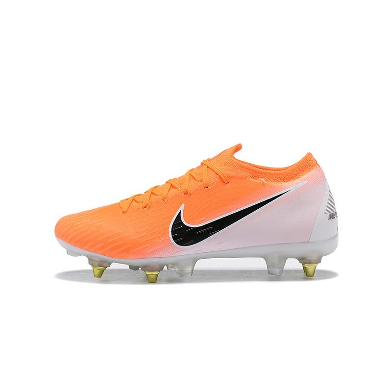 Nike Mercurial Vapor XII Elite FG Botas de Fútbol - Naranja Blanco