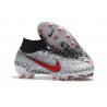 Neymar Nike Zapatos Mercurial Superfly 6 Elite AG-Pro Negro Blanco Rojo