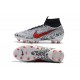 Neymar Nike Zapatos Mercurial Superfly 6 Elite AG-Pro Negro Blanco Rojo