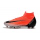 Nike Zapatos Mercurial Superfly 6 Elite AG-Pro Rojo Plata Negro
