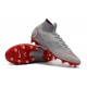 Nike Zapatos Mercurial Superfly 6 Elite AG-Pro Gris Rojo