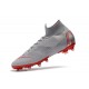 Nike Zapatos Mercurial Superfly 6 Elite AG-Pro Gris Rojo