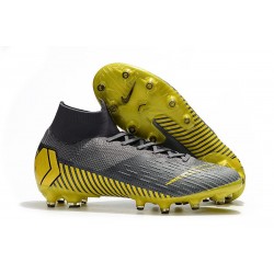 Nike Zapatos Mercurial Superfly 6 Elite AG-Pro Gris Oro