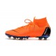 Nike Zapatos Mercurial Superfly 6 Elite AG-Pro Naranja Negro