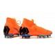 Nike Zapatos Mercurial Superfly 6 Elite AG-Pro Naranja Negro