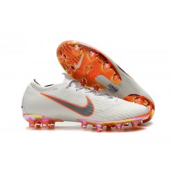 Bota de fútbol Nike Mercurial Vapor XII Elite AG-Pro Blanco Naranja