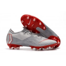 Bota de fútbol Nike Mercurial Vapor XII Elite AG-Pro Gris Rojo