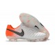 Nike Botas de Futbol Tiempo Legend VII Elite FG - Blanco Naranja