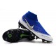 Nike Phantom Vision Elite DF ACC Anti-Clog SG-Pro Azul Plata Blanco
