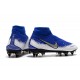 Nike Phantom Vision Elite DF ACC Anti-Clog SG-Pro Azul Plata Blanco