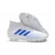 Zapatillas de Fútbol adidas Predator 19+ FG Virtuso Blanco Azul