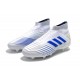 Zapatillas de Fútbol adidas Predator 19+ FG Virtuso Blanco Azul