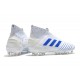 Zapatillas de Fútbol adidas Predator 19+ FG Virtuso Blanco Azul
