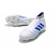 Zapatillas de Fútbol adidas Predator 19+ FG Virtuso Blanco Azul