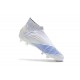 Zapatillas de Fútbol adidas Predator 19+ FG Virtuso Blanco Azul