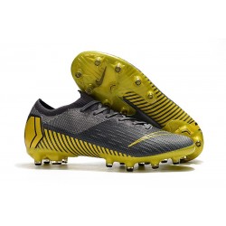 Bota de fútbol Nike Mercurial Vapor XII Elite AG-Pro Gris Amarillo