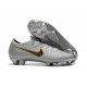 Nike Mercurial Vapor XII Elite FG Botas de Fútbol - Plata Negro
