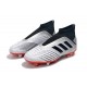 Zapatillas de Fútbol adidas Predator 19+ FG Plata Negro Rojo