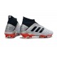 Zapatillas de Fútbol adidas Predator 19+ FG Plata Negro Rojo