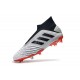 Zapatillas de Fútbol adidas Predator 19+ FG Plata Negro Rojo
