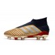 Zapatillas de Fútbol adidas Predator 19+ FG Oro Plata Rojo