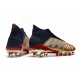 Zapatillas de Fútbol adidas Predator 19+ FG Oro Plata Rojo