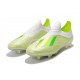 Botas de Fútbol X 18+ de adidas - Blanco Verde