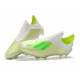 Botas de Fútbol X 18+ de adidas - Blanco Verde