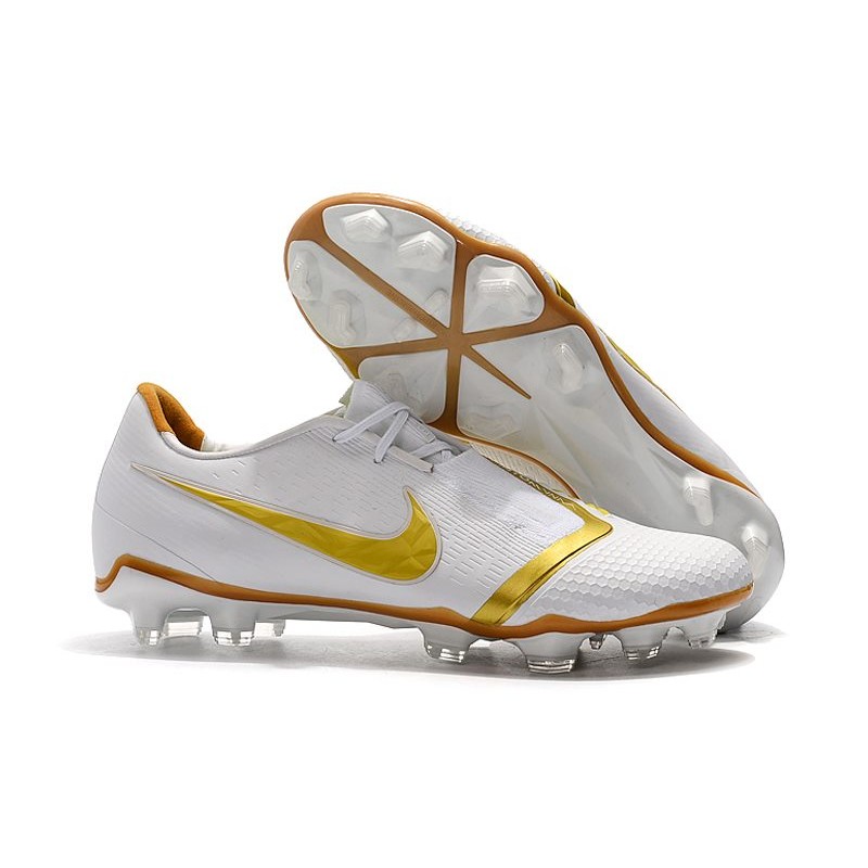 Zapatillas de Fútbol Nike Phantom Venom Elite FG Blanco Oro