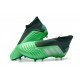 Zapatillas de Fútbol adidas Predator 19+ FG Verde Negro Argento