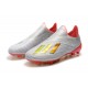 Botas de Fútbol adidas X 19 + FG Plata Rojo