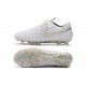 Zapatos de Fútbol Nike Tiempo Legend VIII Elite FG Blanco Platino Gris Lobo