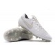 Zapatos de Fútbol Nike Tiempo Legend VIII Elite FG Blanco Platino Gris Lobo