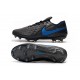 Zapatos de Fútbol Nike Tiempo Legend VIII Elite FG Negro Azul