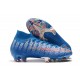 Tacos Nike Mercurial Superfly VII Elite FG - Azul Rojo