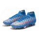 Tacos Nike Mercurial Superfly VII Elite FG - Azul Rojo