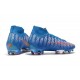 Tacos Nike Mercurial Superfly VII Elite FG - Azul Rojo