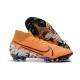 Tacos Nike Mercurial Superfly VII Elite FG - Naranja Negro Blanco
