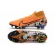 Tacos Nike Mercurial Superfly VII Elite FG - Naranja Negro Blanco