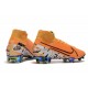 Tacos Nike Mercurial Superfly VII Elite FG - Naranja Negro Blanco