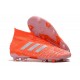 Tacón de Fútbol adidas Predator 19.1 FG - Naranja Blanco