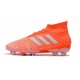 Tacón de Fútbol adidas Predator 19.1 FG - Naranja Blanco