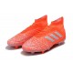 Tacón de Fútbol adidas Predator 19.1 FG - Naranja Blanco