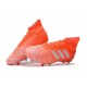 Tacón de Fútbol adidas Predator 19.1 FG - Naranja Blanco