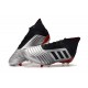 Tacón de Fútbol adidas Predator 19.1 FG - Metal Negro Rojo