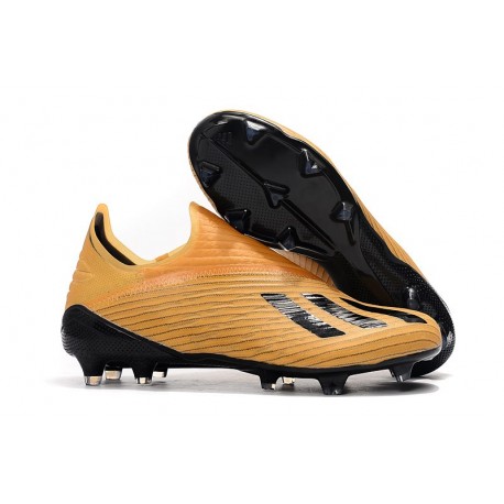 Botas de Fútbol adidas X 19 + FG Naranja Negro