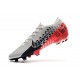 Zapatillas Nike Mercurial Vapor XIII Elite FG - Neymar Platino Negro Rojo