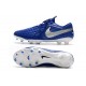 Zapatos de Fútbol Nike Tiempo Legend VIII Elite FG Azul Blanco