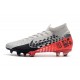 Tacos Nike Mercurial Superfly VII Elite FG NJR Cromado Negro Rojo Platino