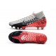 Tacos Nike Mercurial Superfly VII Elite FG NJR Cromado Negro Rojo Platino